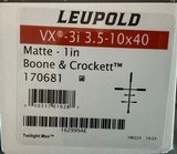 Leupold VX-3i. 3.5-10x40 Boone & Crockett- New Open Box Never Mounted - 2 of 3