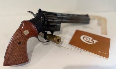 PRIME 357 MAGNUM COLT PYTHON REVOLVER -1972 MFG. - Image 2 of 5