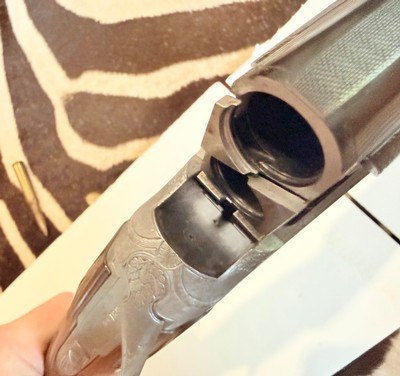 BROWNING GRADE IV SUPERPOSED 12 GA.- - FUNKEN ENGRAVED - Image 7 of 11