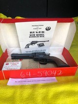 RUGER ARMS SINGLE 6 COMBO REVOLVER 22lr AND 22 mag - 1 of 13