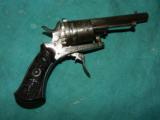  ENGRAVED PIN FIRE REVOLVER - 1 of 4
