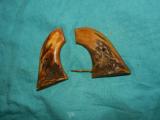  COLT SCOUT VINTAGE STAG GRIPS - 1 of 2