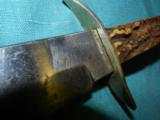 WESTERN STAG HANDLED BOWIE TYPE KNIFE - 4 of 4