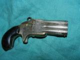 FRANK WESSON THREE BARREL DERRINGER - 1 of 5