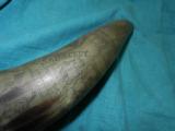 EXCEPTIONAL ENGRAVED POWDER HORN - 12 of 12