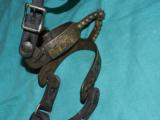 OLD SILVER INLAID SPURS - 1 of 7