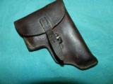 WWI OFFICERS LEATHER HOLSTER - 1 of 3