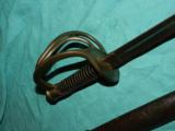 C.W. CALVRY SWORD WITH SCABBARD - 6 of 6