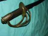 C.W. CALVRY SWORD WITH SCABBARD - 2 of 6