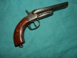ANTIQUE 11MM DOUBLE BARREL PISTOL - 2 of 8