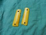 COLT 1911 AGED IVORY GRIPS - 1 of 2