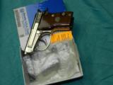 BERETTA MODEL 21A RARE NICKLE .25 ACP - 1 of 6