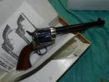 UBERTI COLT 1873 CALVRY FIRE BLUED OLDER REVOLVER - 4 of 7