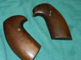 VINTAGE H&R WALNUT TARGET GRIPS - 1 of 5