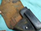 GERMAN P38 BLACK LEATHER HOLSTER - 4 of 4