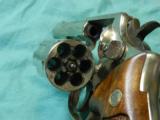 S&W MODEL 13-2 NICKLE 4" IN .357 MAG. - 4 of 8