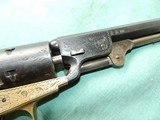 Fine Chisel Engraved Colt Navy Modern Revolver .36 cal. - 5 of 10