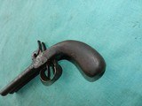 Civil War Era Percussion Double Barrel Pistol - 3 of 8