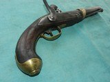 BELGIAN NAVAL .65 CAL PERCUSSION 1840 PISTOL - 1 of 10