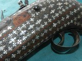 AN EARLY 19th CENTURY MORROCAN/AFGHAN FLINTLOCK JEZAIL - 11 of 12