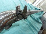 AN EARLY 19th CENTURY MORROCAN/AFGHAN FLINTLOCK JEZAIL - 4 of 12