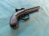 Civil War Double Barrel .36 cal. Percussion Pistol - 2 of 8