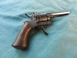 Civil War Belgian .30 cal Pinfire Revolver - 1 of 9