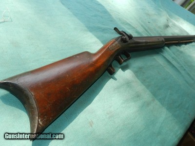 D.F. HILLIARD, CORNISH, N.H. HEAVY BARREL PERCUSSION RIFLE