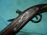 17th century long pirate flintlock pistol - 8 of 10
