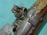 18th century long pirate flintlock pistol - 13 of 13