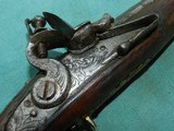 18th century long pirate flintlock pistol - 4 of 13