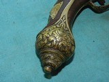 18th century long pirate flintlock pistol - 2 of 13