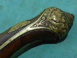 18th century long pirate flintlock pistol - 12 of 13