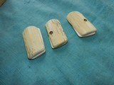 Colt 1908 Ivory Grips (3) Pairs - 1 of 5