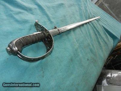 Swiss Army Officer Presentation Sword 1905