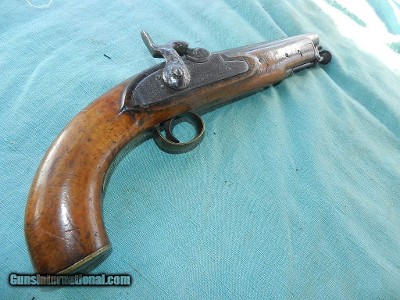 English Naval Percussion Belt Pistol