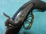 Percussion Howdah Double Barrel Pistol - 7 of 11