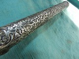 Ornate Pirate Ship Captain's Silver Mounted Flintlock Pistol - 5 of 20