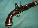 English Naval Sea Service Napoleonic Flintlock Pistol - 1 of 11