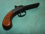 Ethan Allen Double Barrel Hammer Pistol - 2 of 10