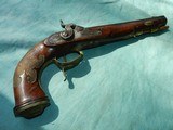 Fine French Made Dueling Percussion Pistol - 1 of 14