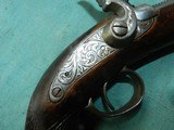 Wonderful Chisel Engraved Percussion Pocket Derringer - 2 of 8