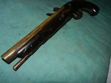 English Sea Service Brass Barrel Flintlock Pistol - 6 of 13