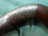 Rare Chisel Engraved Underhammer Bacon Pepperbox - 2 of 11