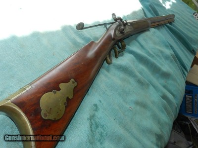 Boston 19th Century Percussion Halfstock Sporting and Target Rifle