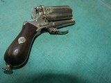 Belgian Meyers Pin Fire Pepperbox Revolver - 1 of 11
