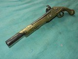 Fabulous All brass early flintlock pirate pistol - 6 of 11