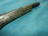 Fabulous All brass early flintlock pirate pistol - 5 of 11