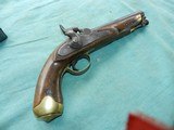 English 1840's Military Percussion Single Shot Pistol - 1 of 12