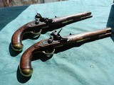Pair American Flintlock Duelling Pistols - 1 of 18